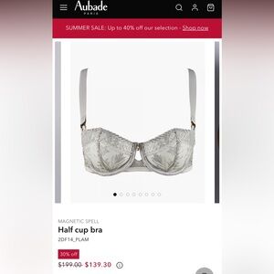 Aubade bra/ never worn